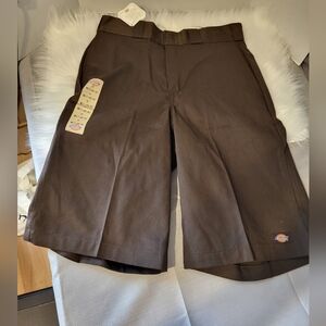 Dickies Dark Brown Work Shorts, Size 32